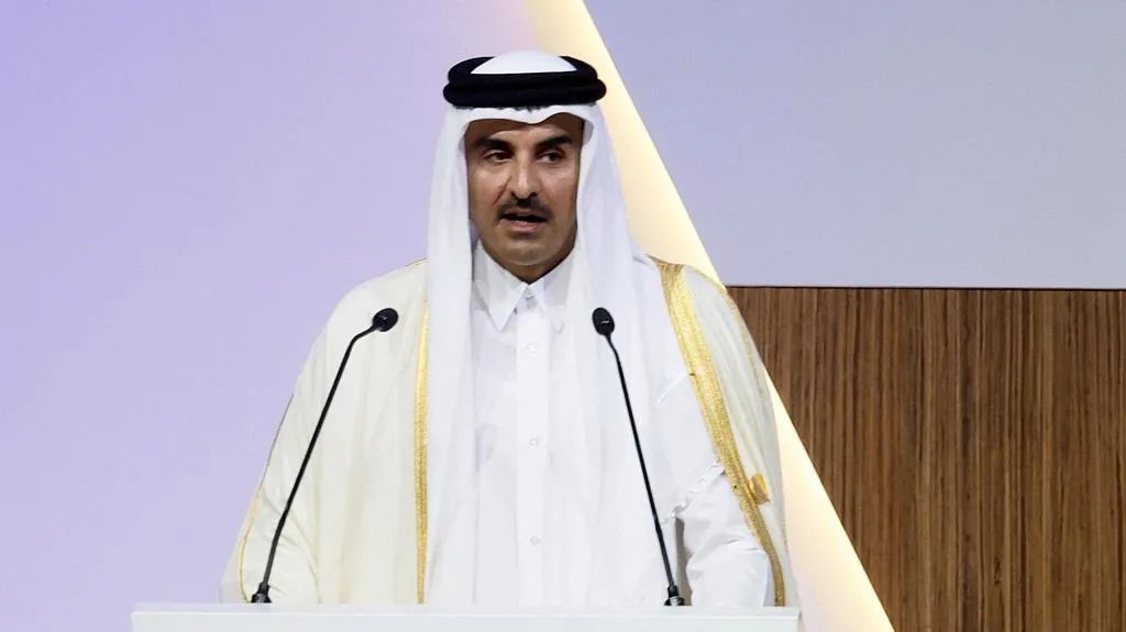 当地时间2023年3月5日,卡塔尔多哈,卡塔尔埃米尔塔米姆在第五届联合国