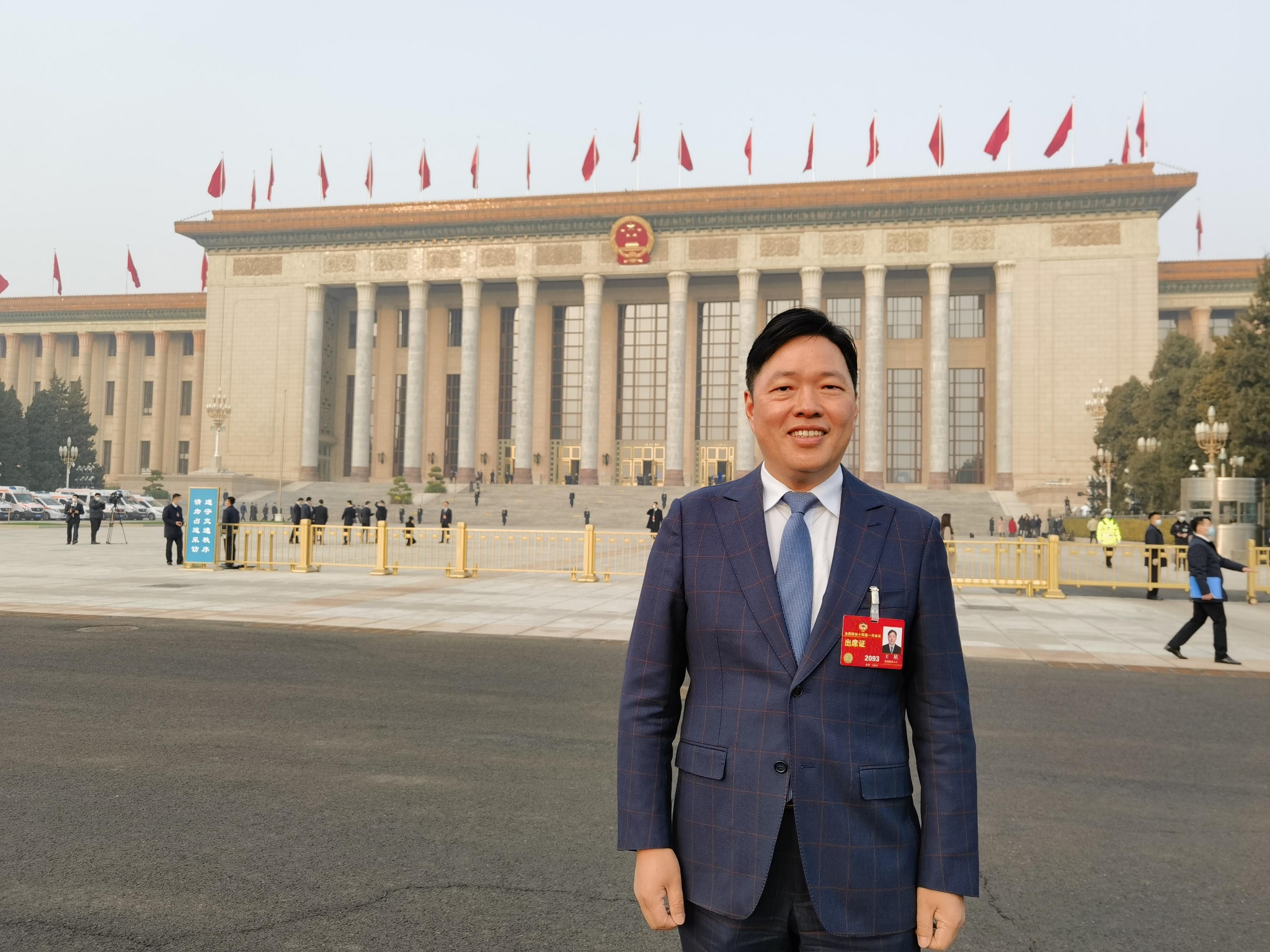 全国政协委员,步步高集团董事长王填.受访者供图