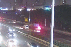 ▲佛山交警护航