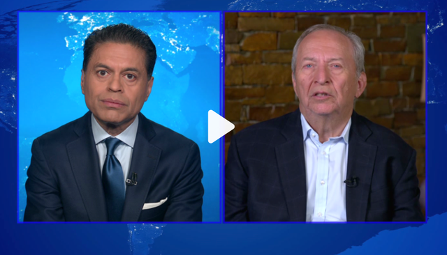 美国前财政部长拉里·萨默斯6日在接受接受CNN记者波比·哈洛采访 图源：CNN