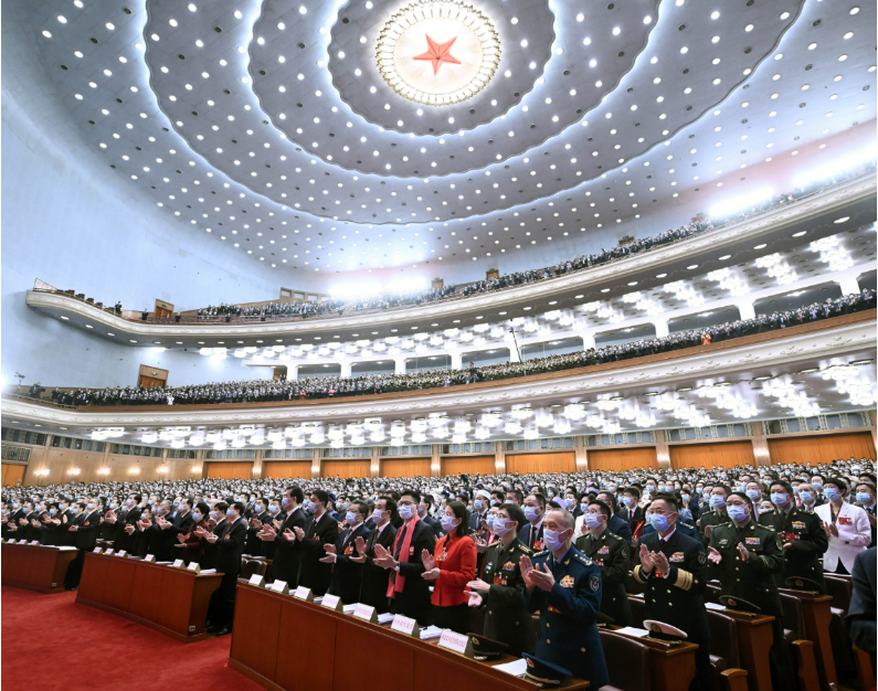 3月5日,第十四届全国人民代表大会第一次会议在北京人民大会堂开. .
