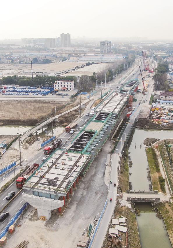 沪太路飞云桥西幅主桥上午结构合龙|主桥_新浪财经_新浪网