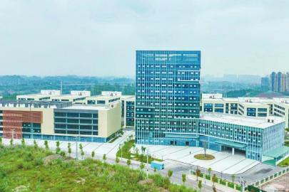內江經開區電子信息產業集聚區孵化器（一期）。 唐廣 攝