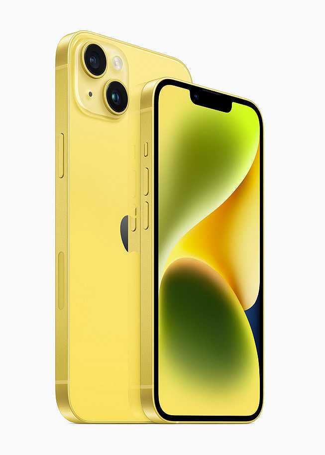 苹果推出黄色款iPhone 14与iPhone 14 Plus