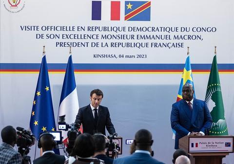 马克龙“访非吵架”事件发酵，与刚果总统发生激烈争执
