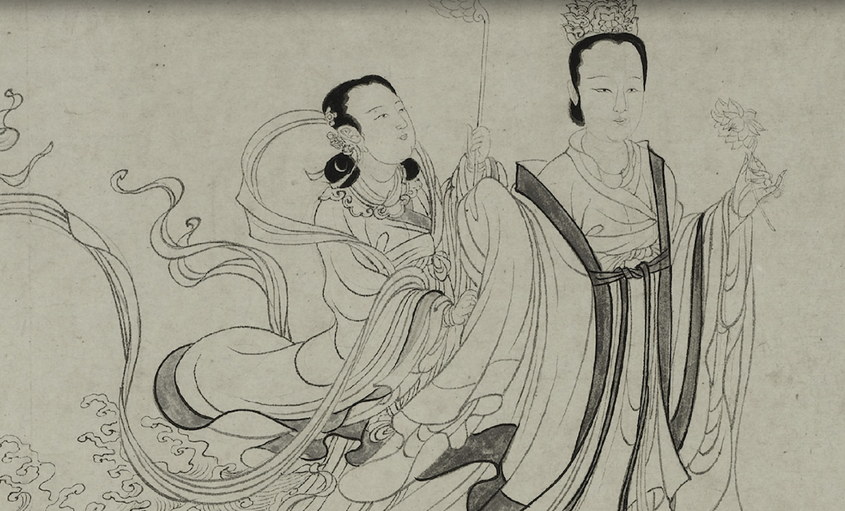 元 张渥 九歌图卷·湘君 上海博物馆藏