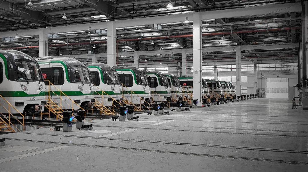 合肥轨道交通3号线车辆段.(市轨道公司供图)