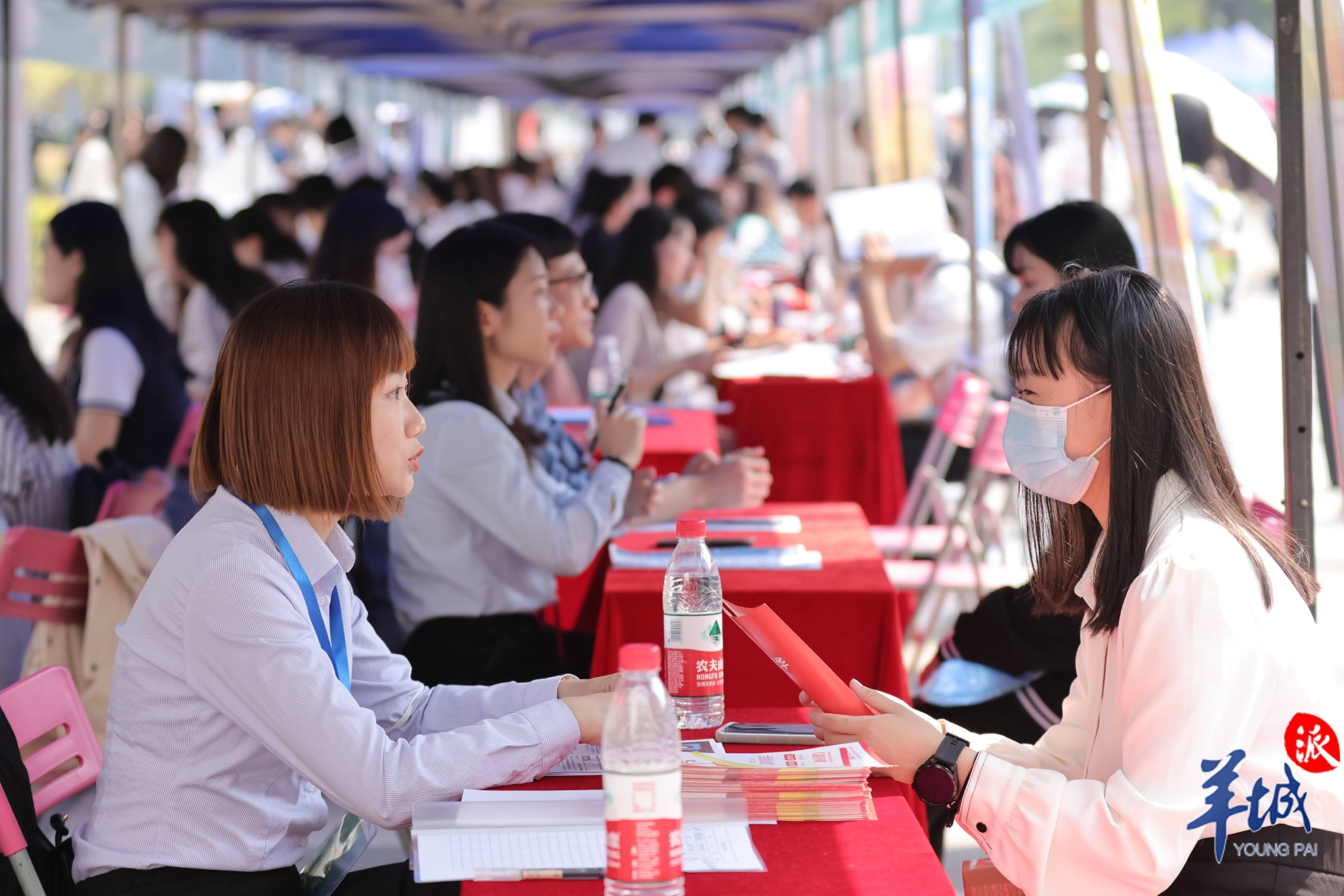 千余名毕业生入场求职广东这场招聘会现场火热乡村振兴行动招募受欢迎