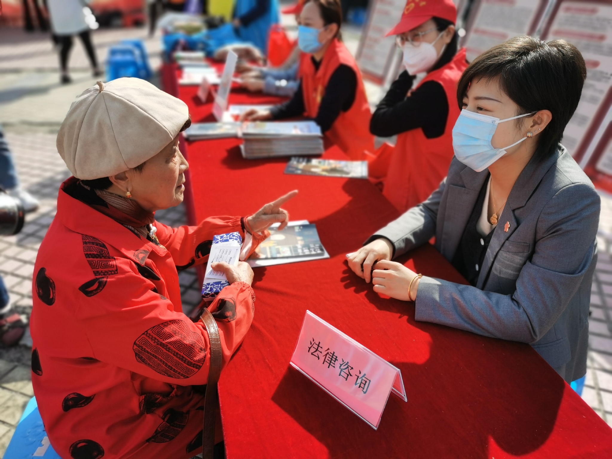 扬州石桥社区开展"学雷锋"志愿服务便民集市活动|志愿服务|志愿者