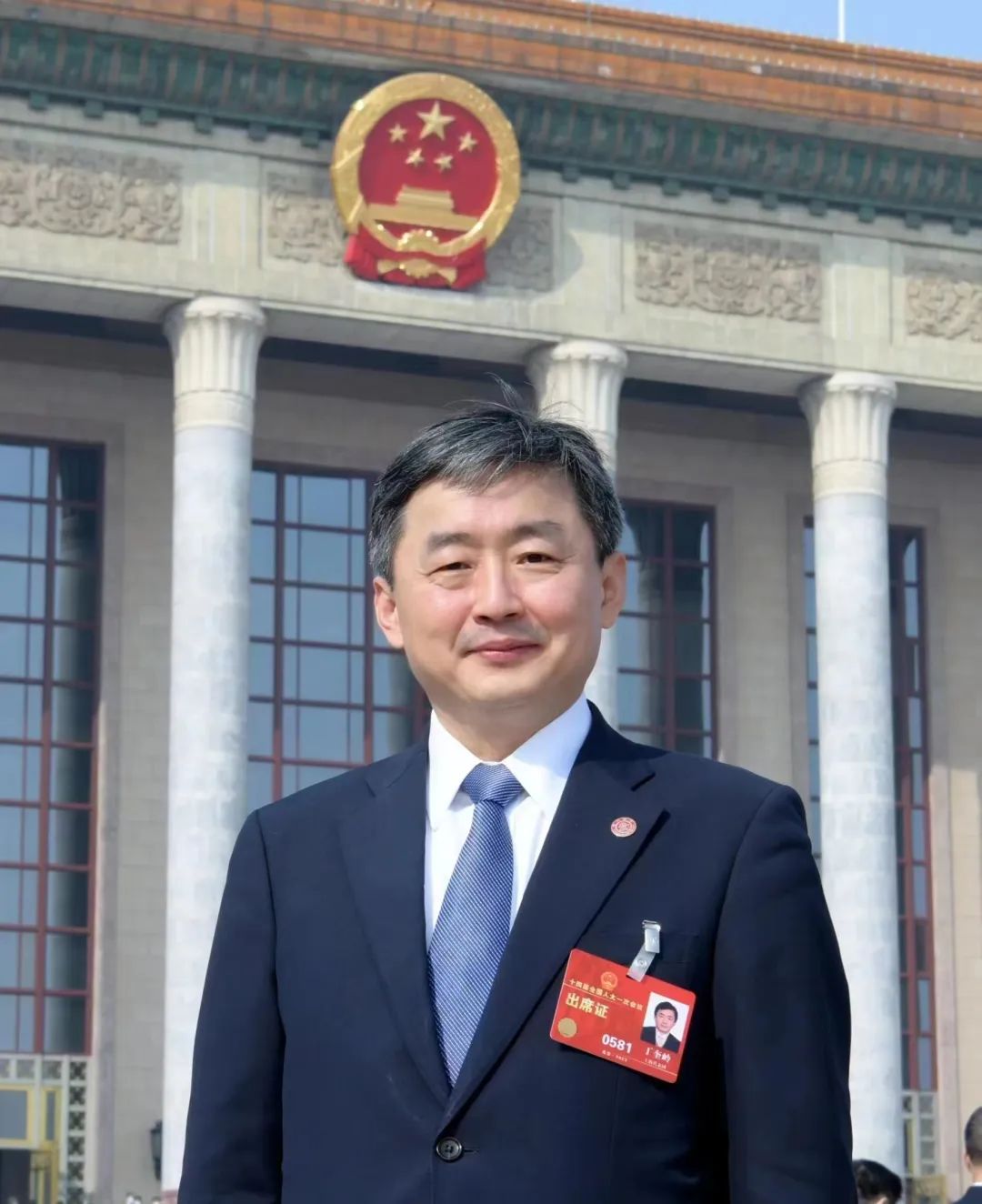 全国人大代表,中国科学院院士,上海交通大学校长丁奎岭&nbsp; 受访者