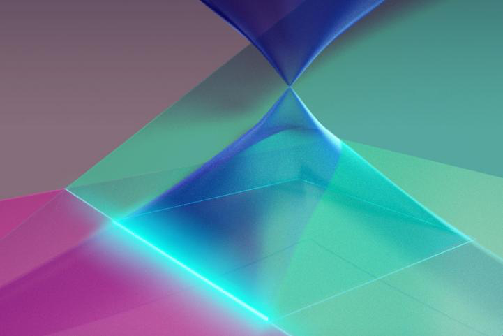 图丨自由电子与光子晶体平板平坦能带的相互作用示意图（来源：香港大学，设计：陈磊）