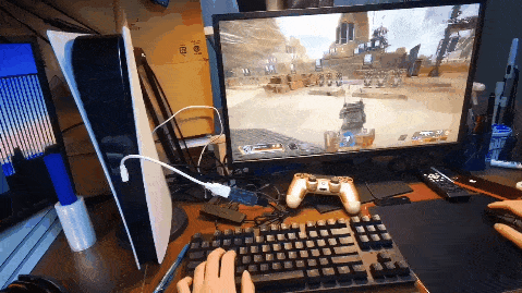 一位日本玩家演示转换器效果的视频