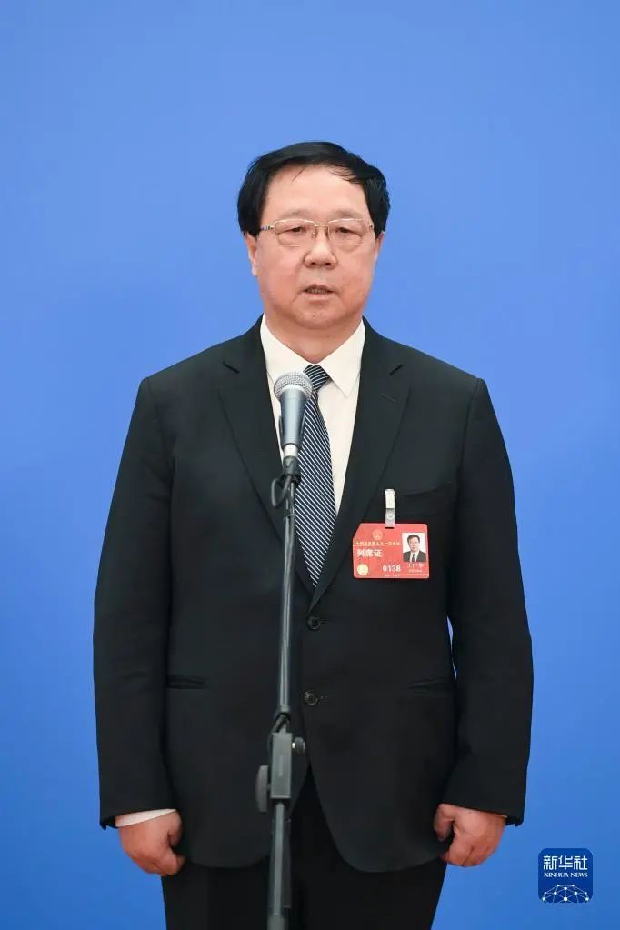 自然资源部部长王广华。新华社记者 金皓原 摄