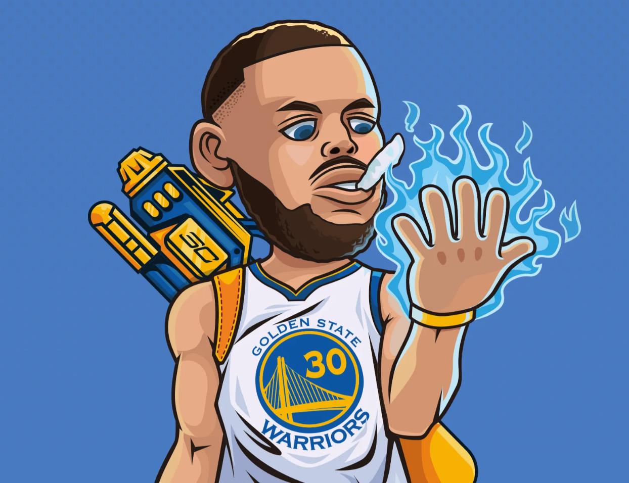 库里半场9投3中,三分5投1中得到7分3篮板1助攻2抢断|斯蒂芬·库里