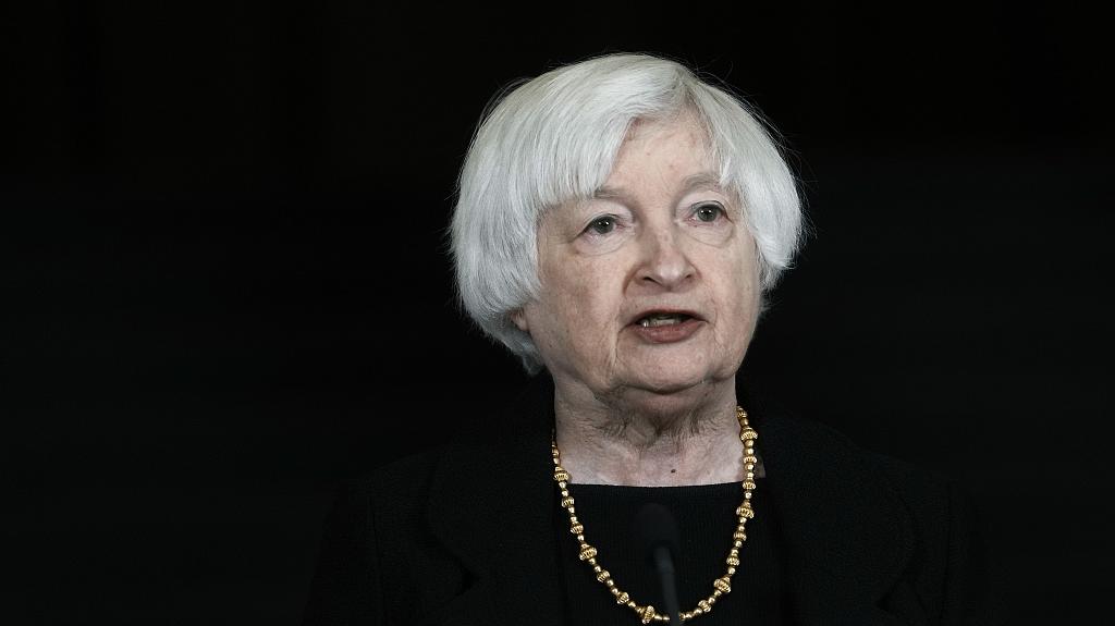 美国财政部长珍妮特·耶伦&nbsp; 视觉中国 资料图