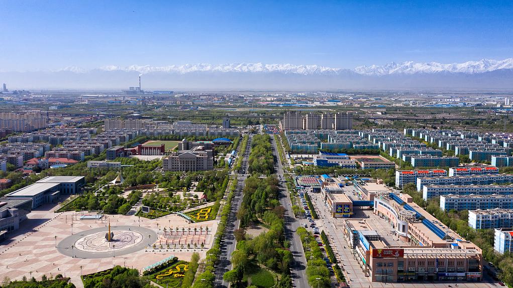 甘肃省酒泉市风光&nbsp; 视觉中国 图