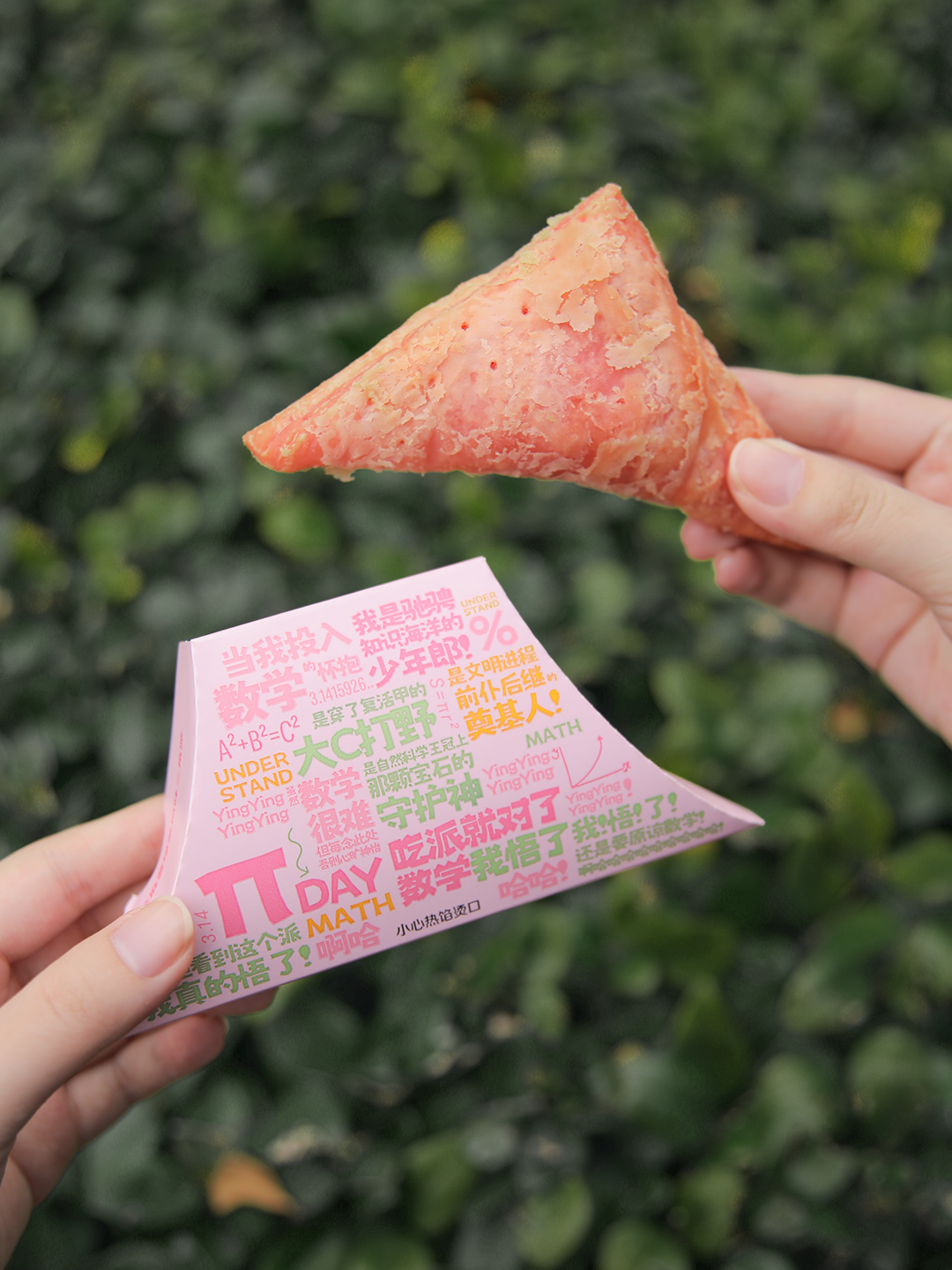 樱花麻薯绿茶风味三角派 图片来源：麦当劳