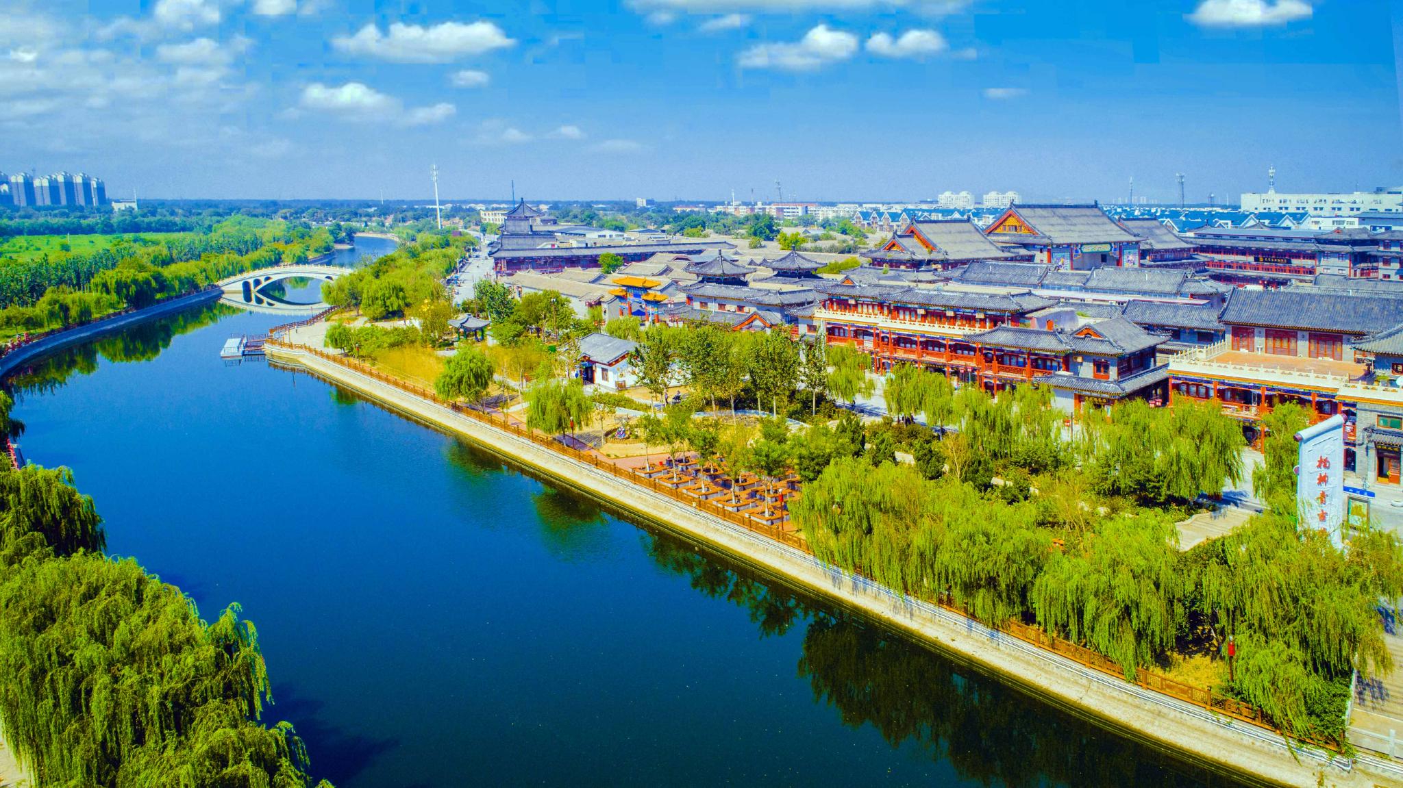 杨柳青大运河国家文化公园(元宝岛)一期项目竣工|大