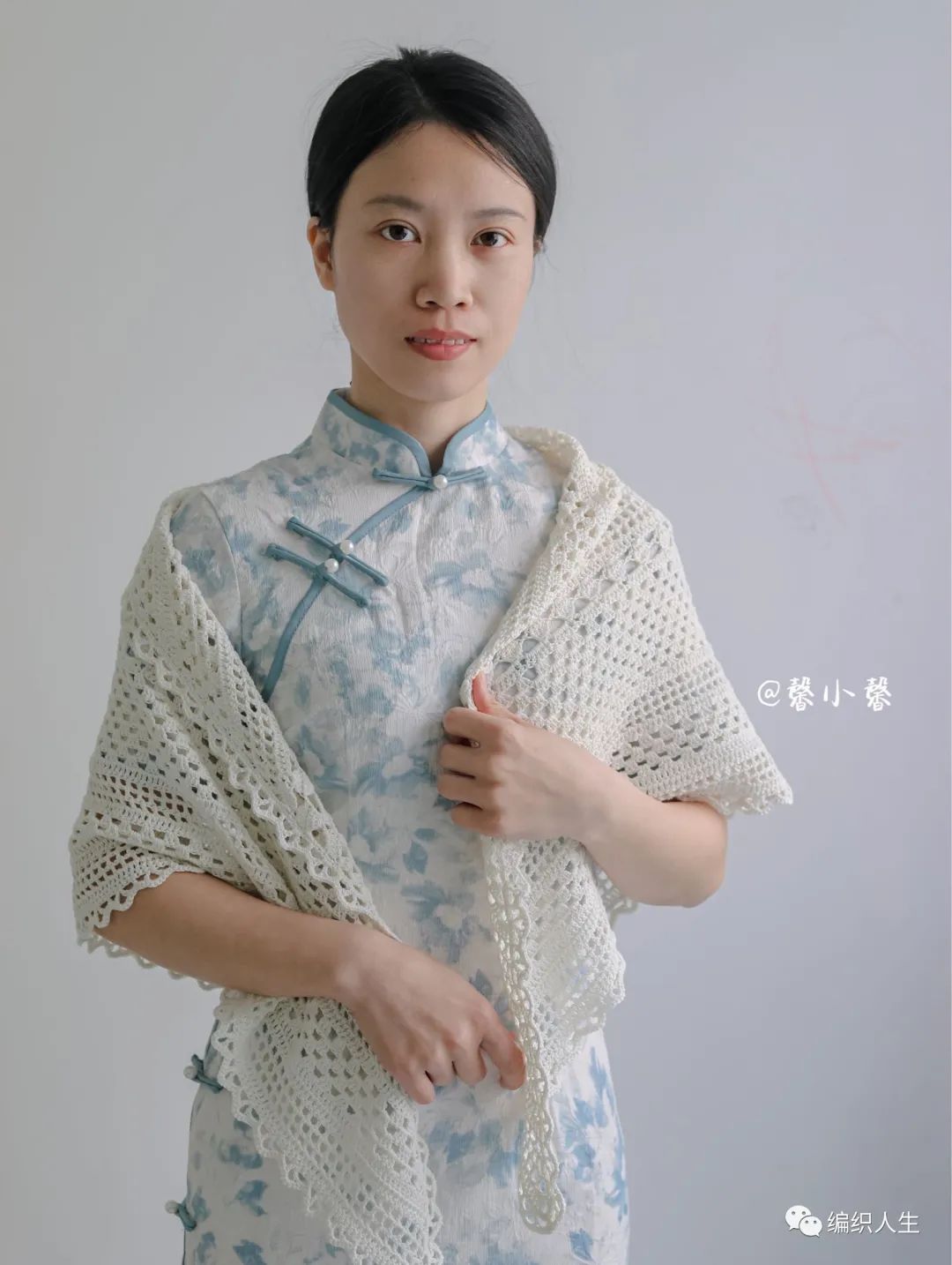 春光灿烂|兼具保暖与美貌,超美钩针三角披肩(有编织说明)|钩针|披肩