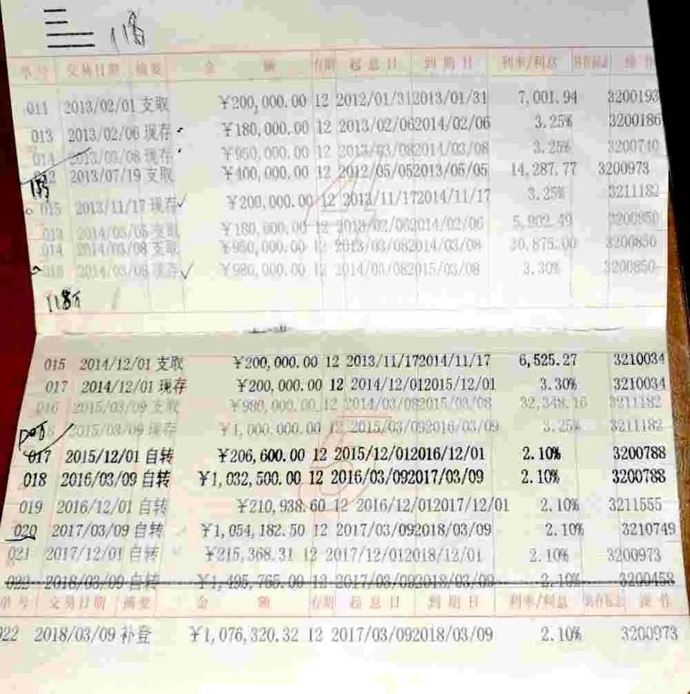 经证实,涉案存折中的流水信息系伪造.&nbsp; 图片来源 受访者供图