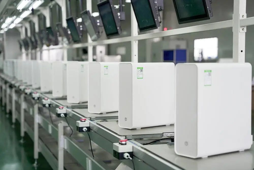 艾波特工厂为京东京造建立的净水器生产线