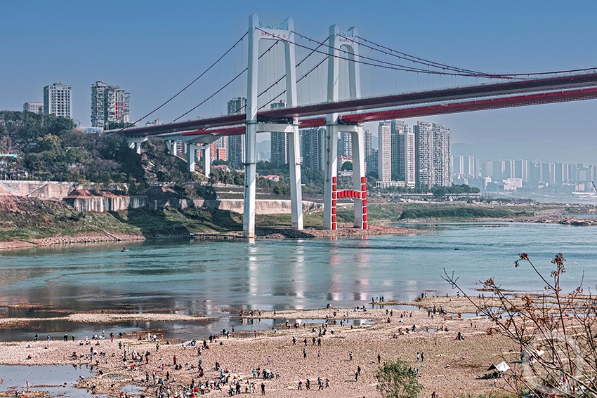 《鹅公岩大桥》 周魁 摄