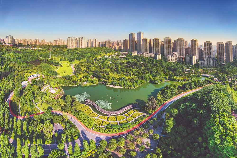 龙头寺公园在2022"发现重庆之美"活动中,渝北区收获4个"最美"奖项.