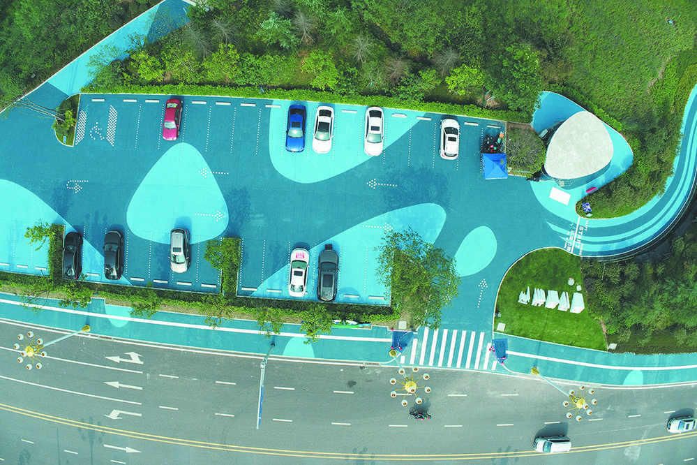 江津区浒溪公园停车场