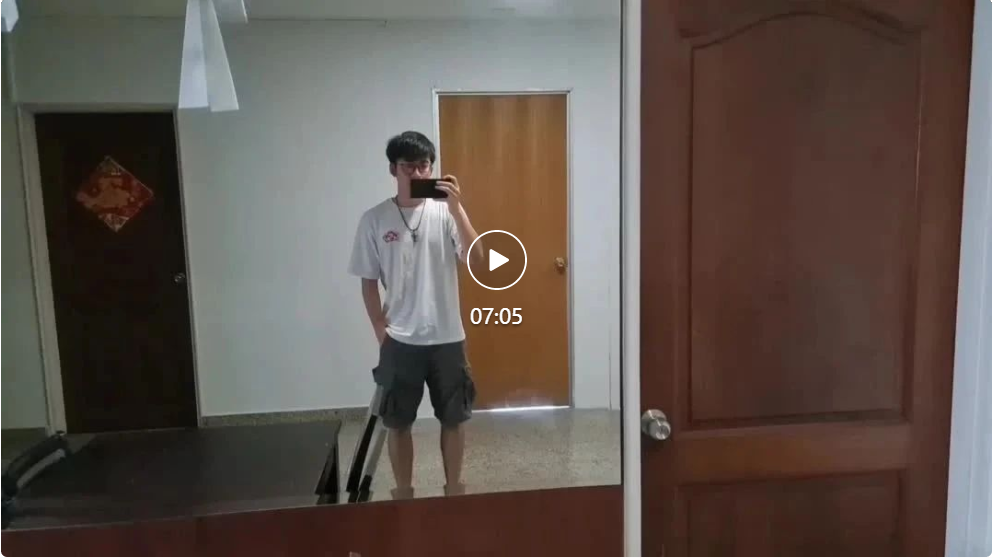 宁博宇拍摄的vlog。图片来源：电子科技大学微信公众号