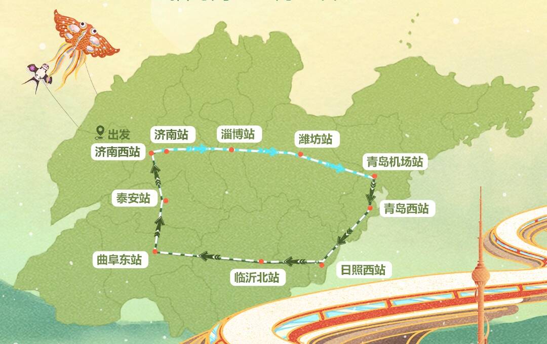 走文化廊道,进经济园区,沿胶济铁路文化体验线感受高质量发展新动能