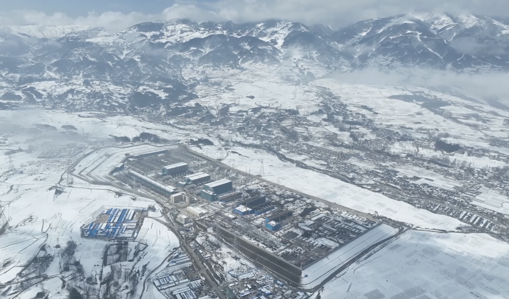 雪中的布拖换流站.(受访者供图)