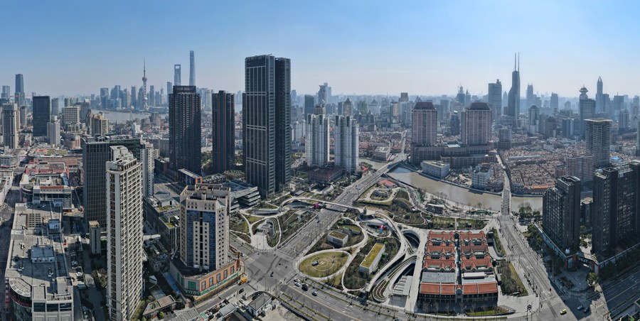 图为2月20日拍摄的上海市景.新华社记者 方喆 摄