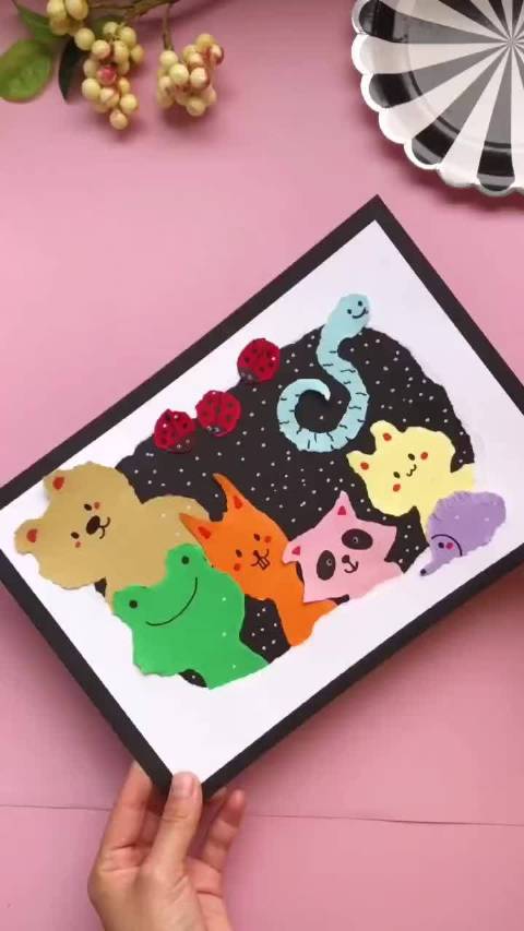 超简单的手撕画,有手就行!__财经头条