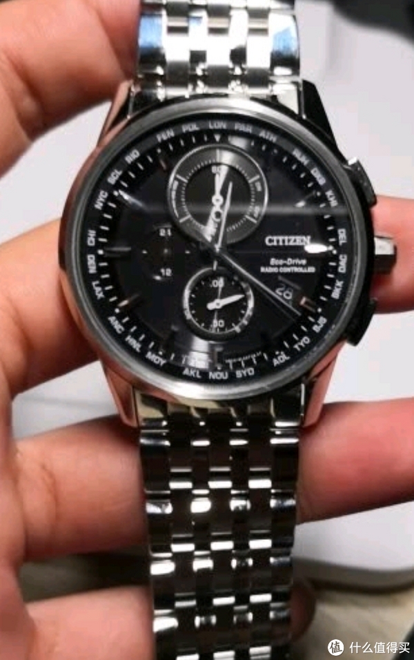 光动能多局电波万年历多功能运动男表生日礼物at8110-61e|西铁城|手表