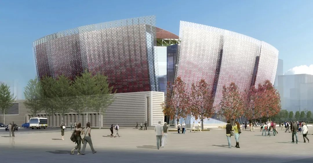 广州艺术博物院(广州美术馆)新馆建筑效果图.通讯员&nbsp; 供图