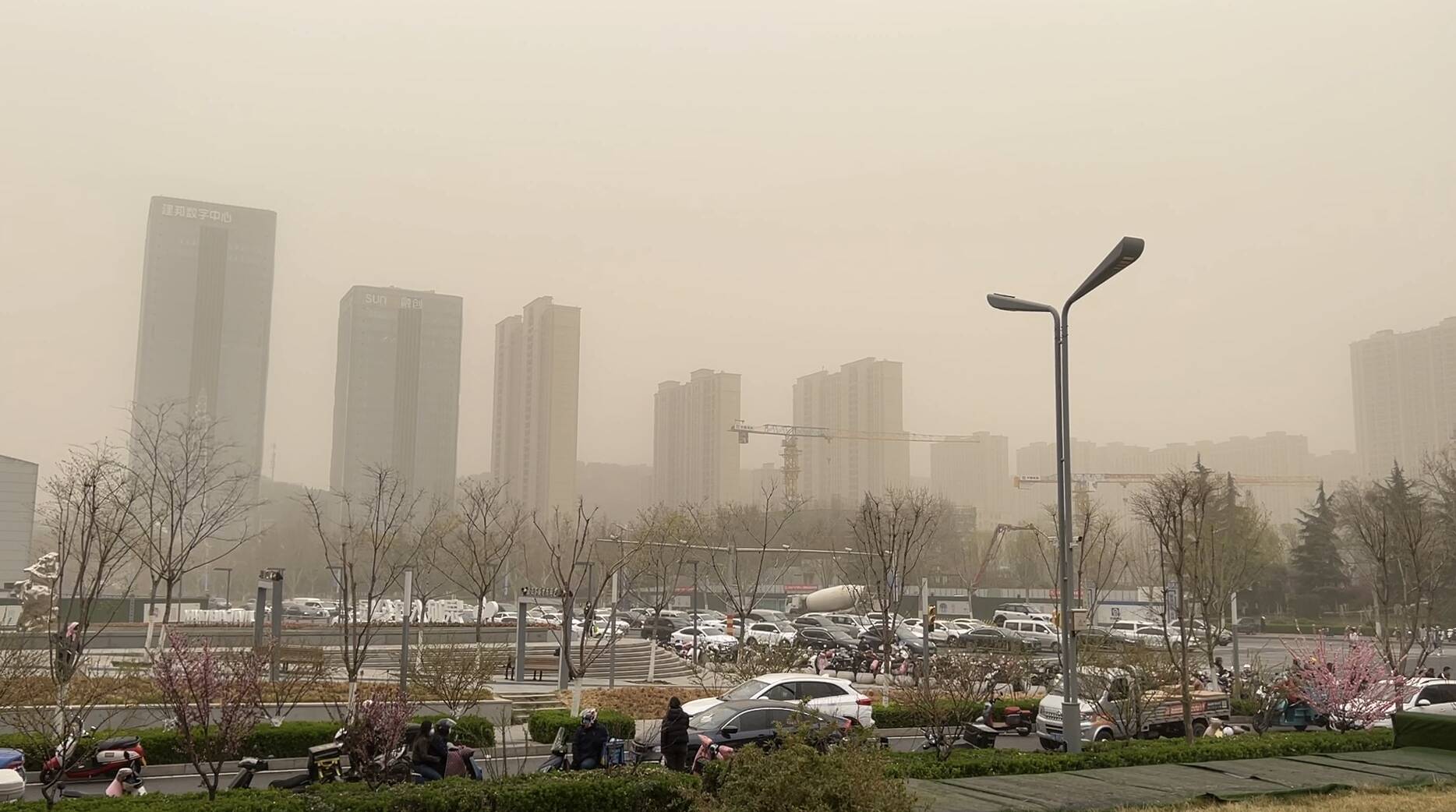 沙尘天气已到山东!