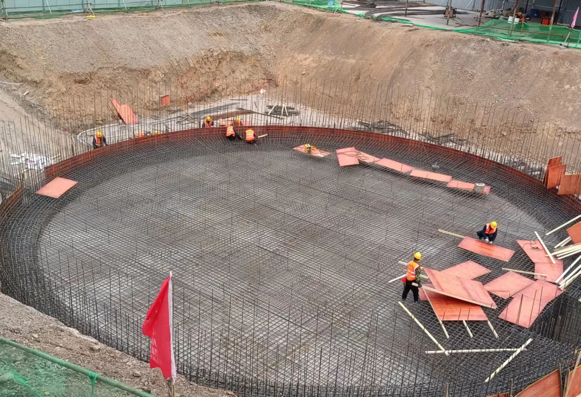 稳压调蓄池施工照片