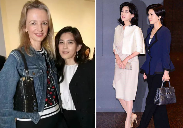 三星长公主同框LV千金!只相差6岁,李富真矮一头,豪门双女主