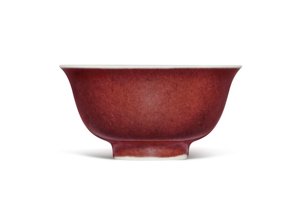 明宣德祭紅釉盌