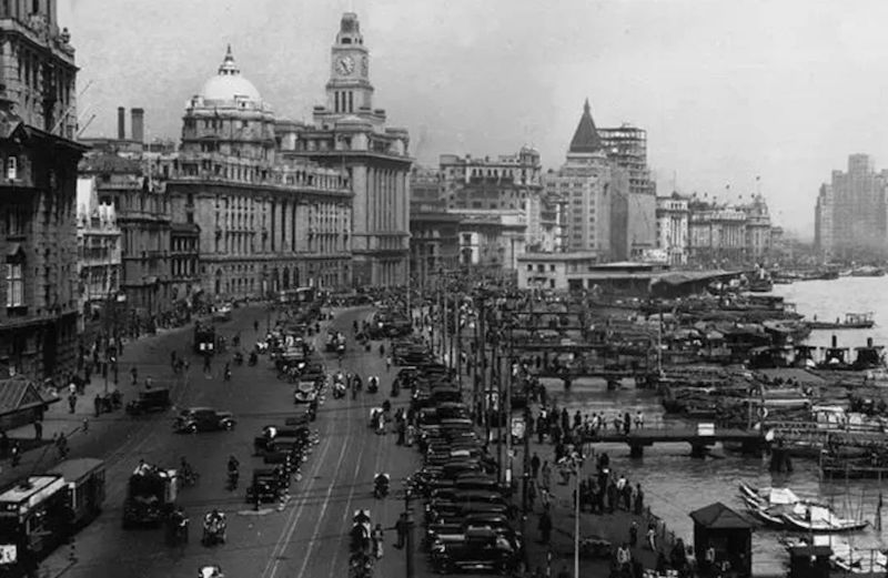 上海开埠180周年,外滩展百年纪事人物画