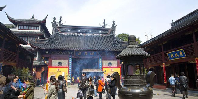 今日上海老西门大境路关帝庙