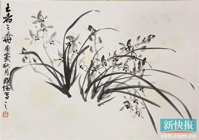 到广州兰圃国香馆赏“兰画”之美