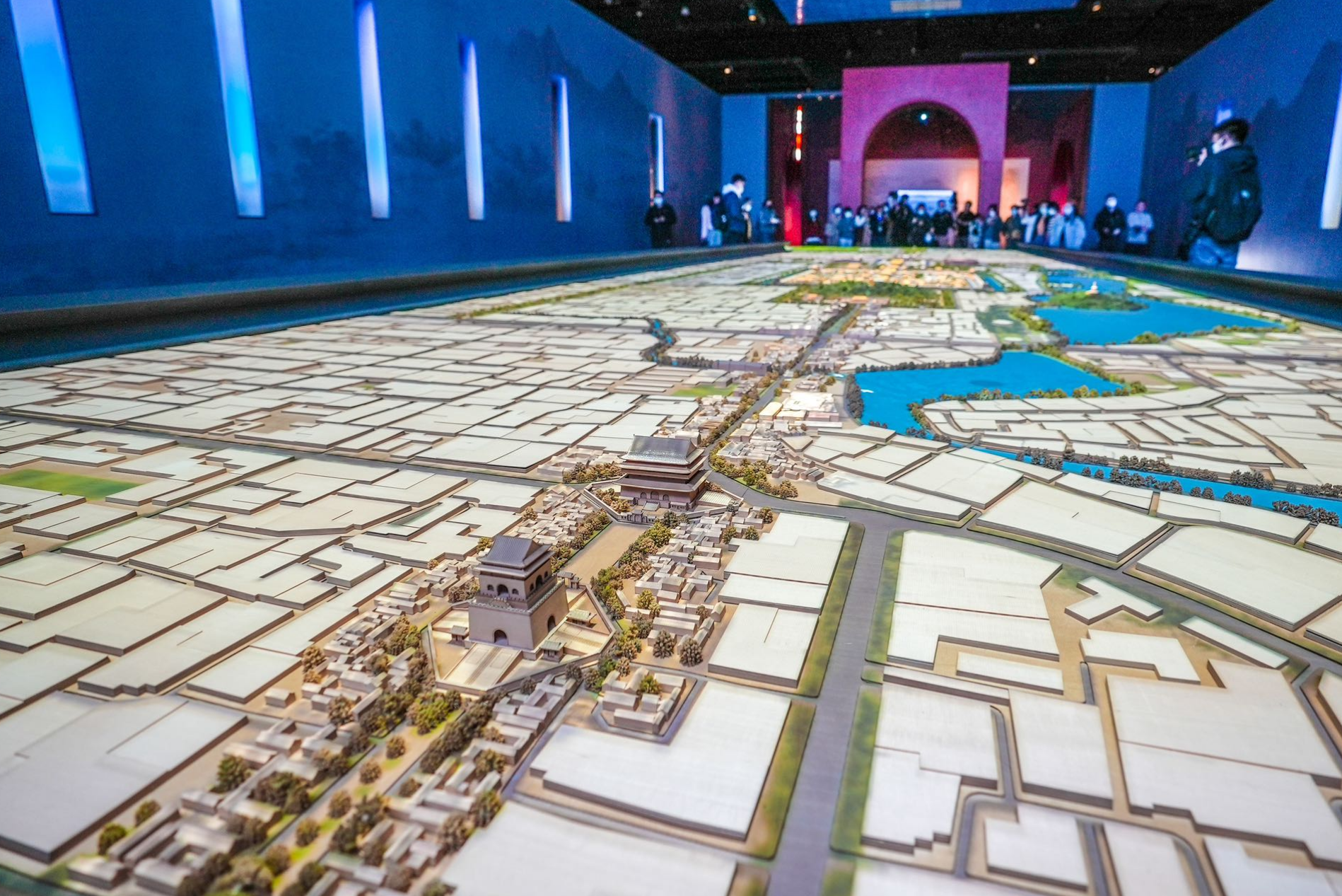 16米沙盘亮出中轴四季|故宫_新浪财经_新浪网