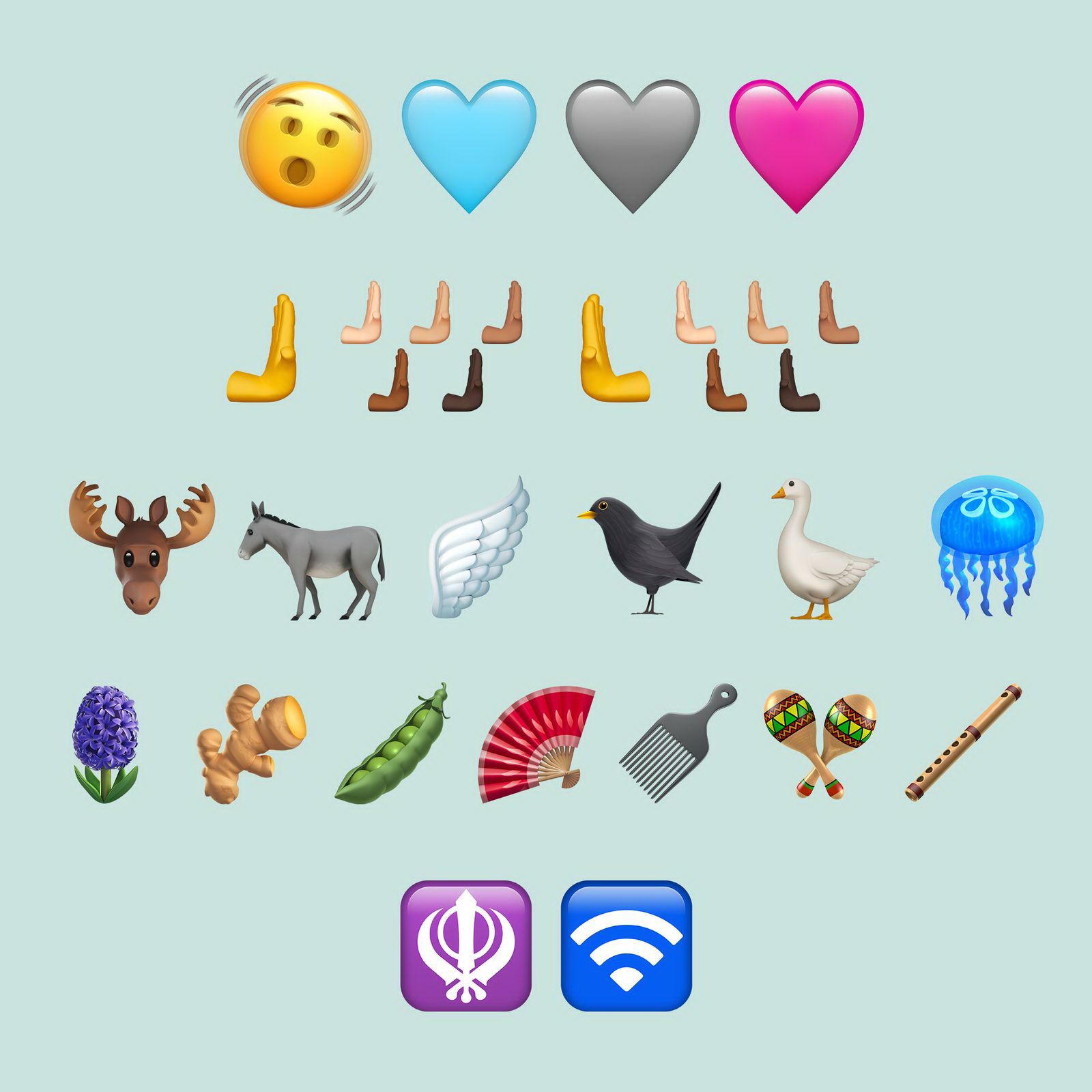 iOS16.4今天正式更新,增加了21个全新emoji!尤其有粉色爱心|粉色|爱心_新浪新闻