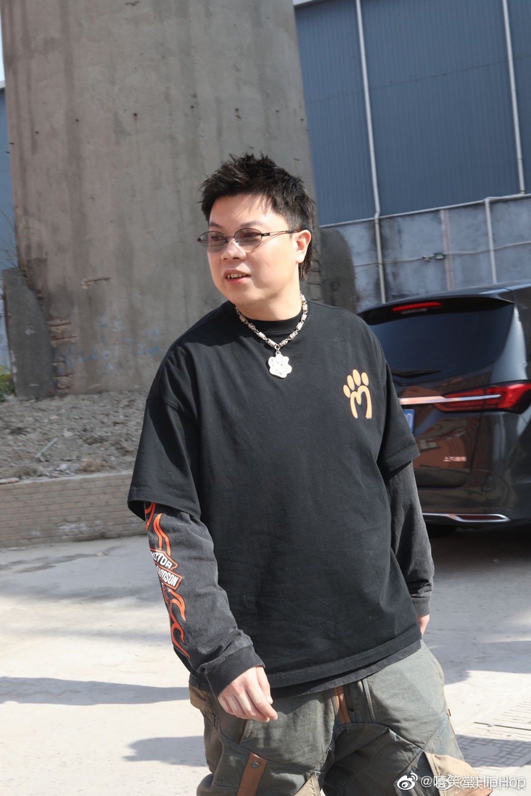 来自c-block!功夫胖抵达《中国说唱巅峰对决》录制现场!