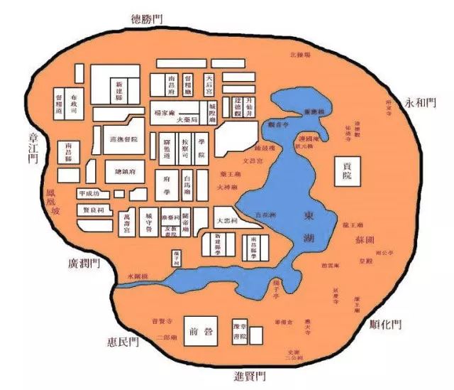 古南昌城造型