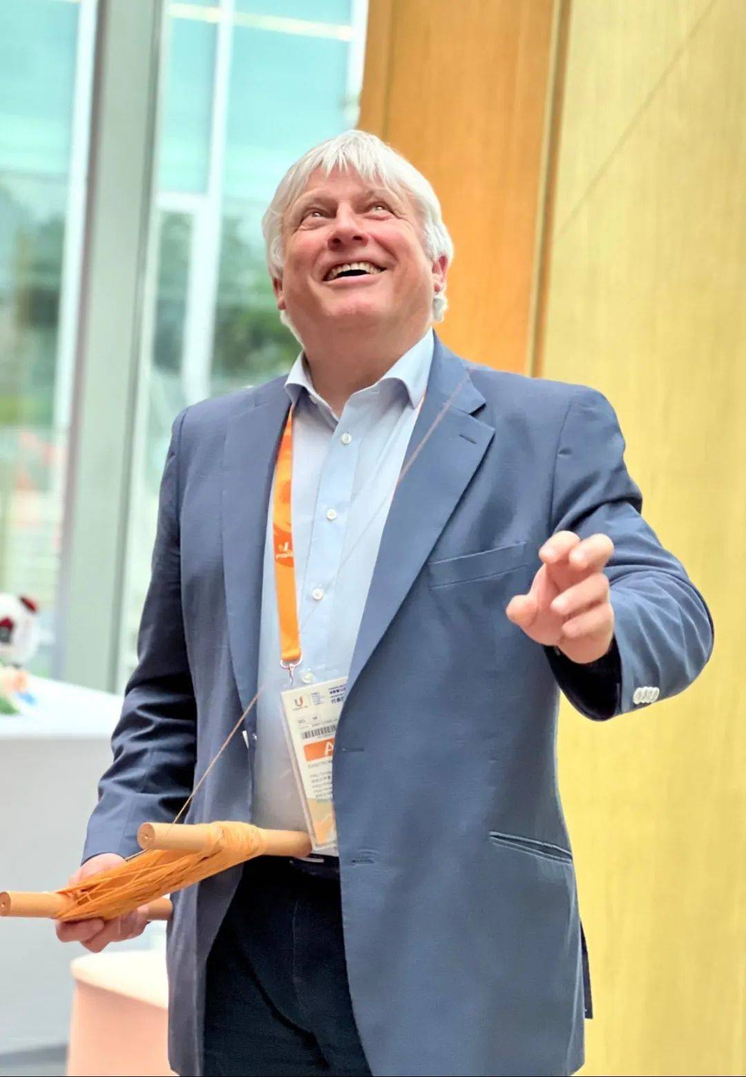 国际大体联秘书长艾瑞克·森超:相信中国人民将为大运会的遗产感到