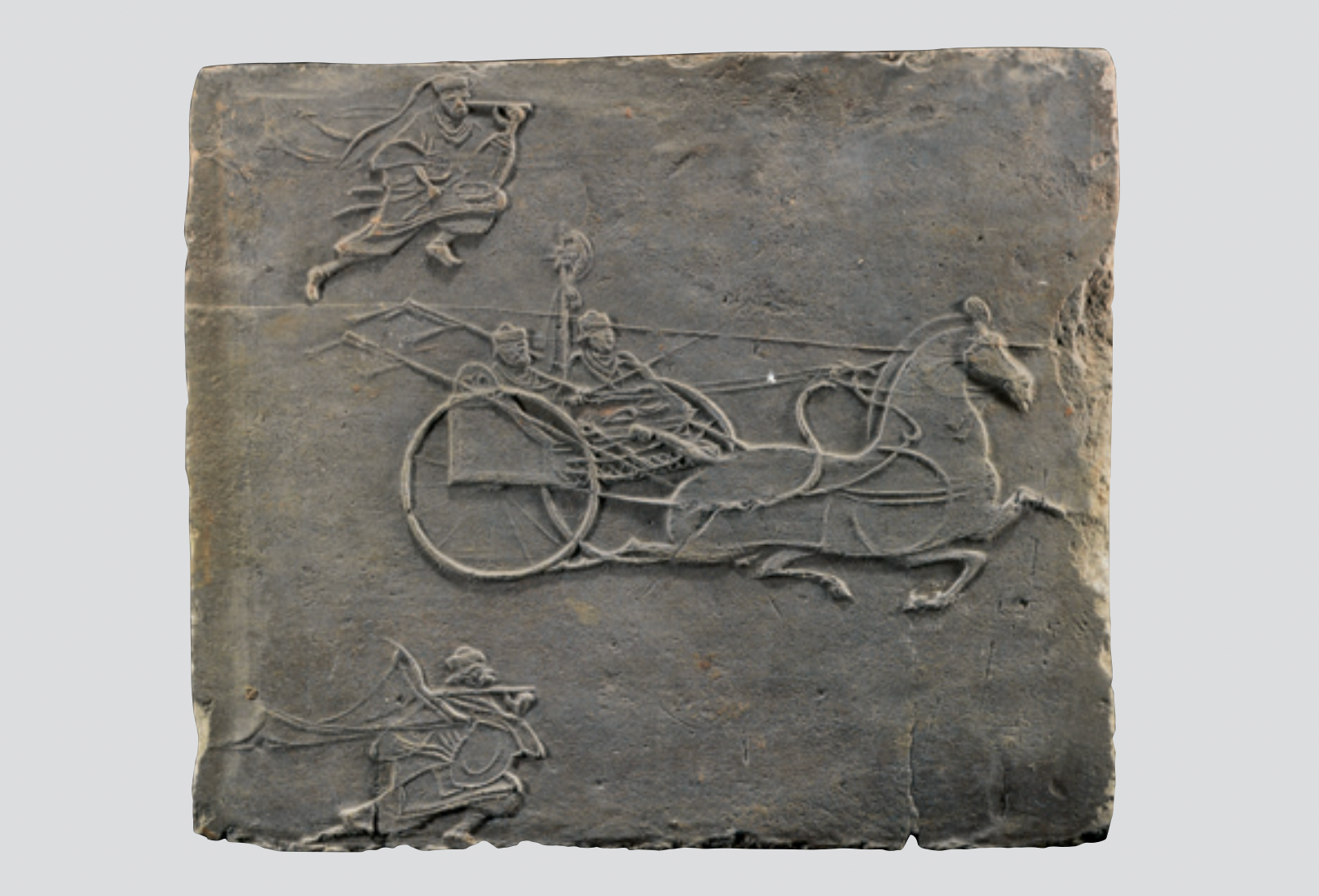 斧车图画像砖 东汉69 四川博物院藏