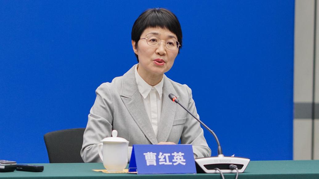 国家知识产权局人事司一级巡视员曹红英 &nbsp;澎湃新闻记者 周頔 摄