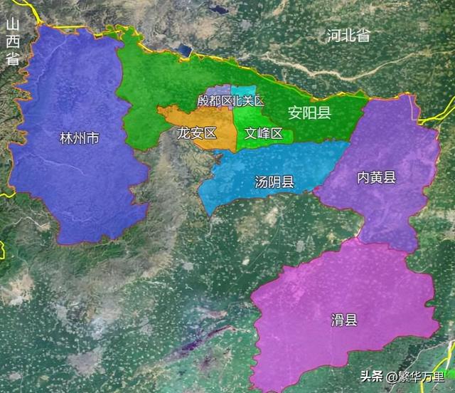 安陽市的區劃調整河南省的第12大城市為何有9個區縣